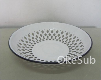 flat colander